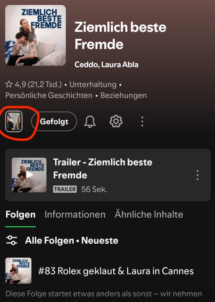Clips Showseite Spotify Podcast 1