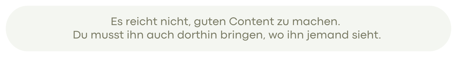 Marketing guter Content