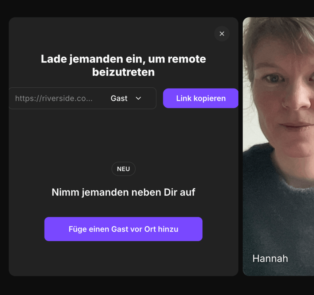 Riverside gast neben dir