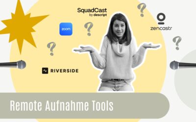 Remote Aufnahmen für Interviews – Welche Tools sind gut?